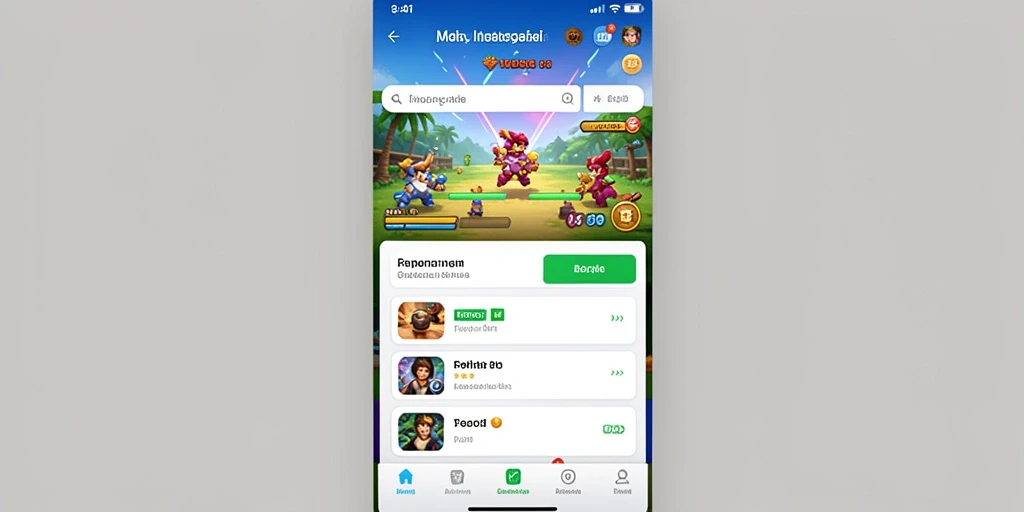 Tampilan awal aplikasi yang menarik.