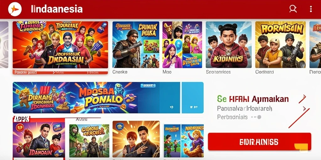 Screenshot menunjukkan grafis menawan dari INDAAA.