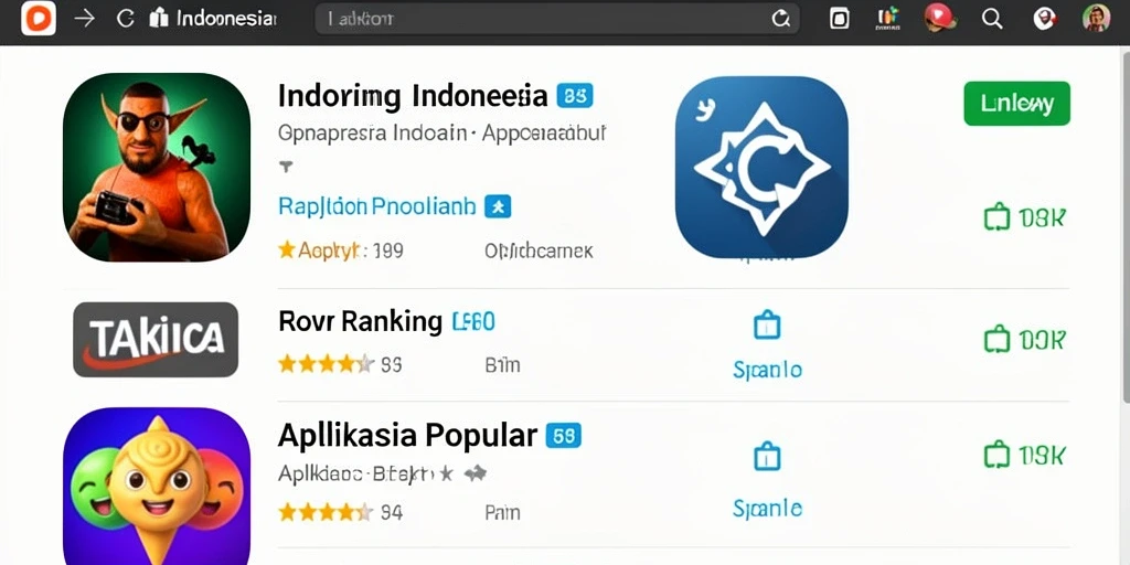 Tampilan menu utama yang sederhana dan menarik.