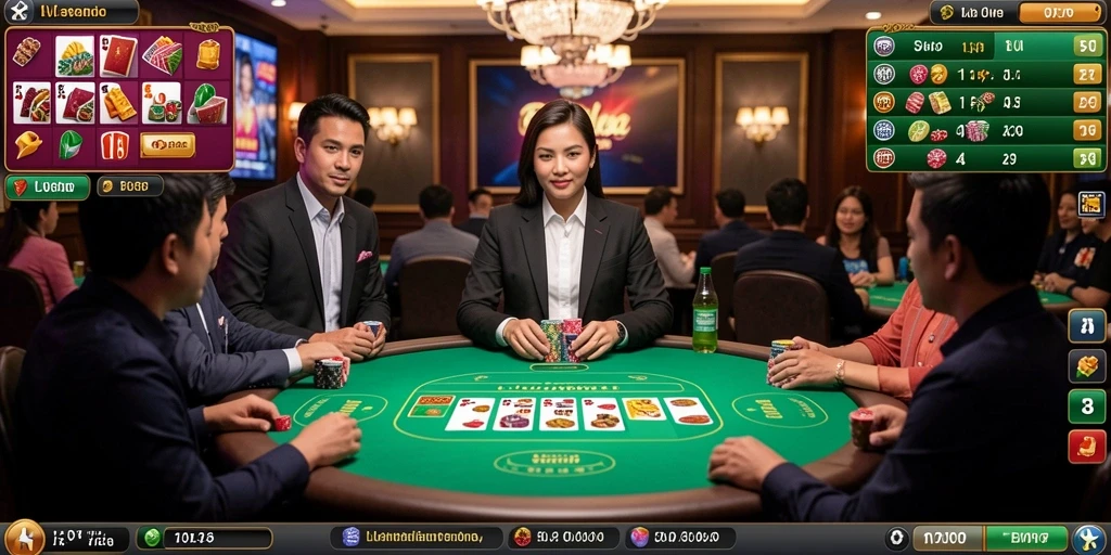 Tampilan awal game yang mengesankan dan penuh warna.