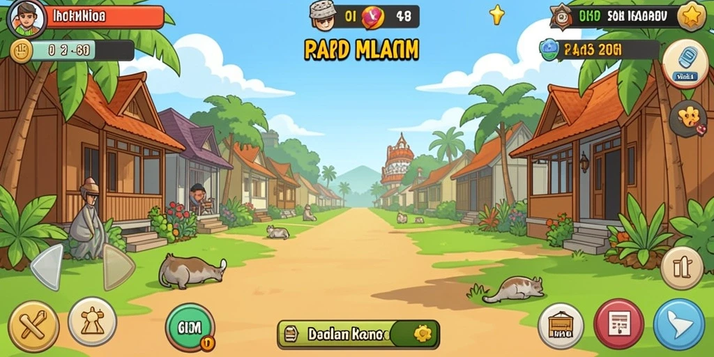 Tampilan permainan slot klasik yang menarik.